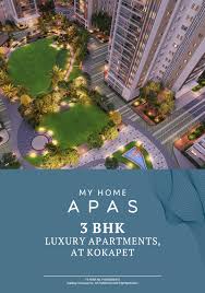Land owner 3 BHK Flats for sale in My home Apas